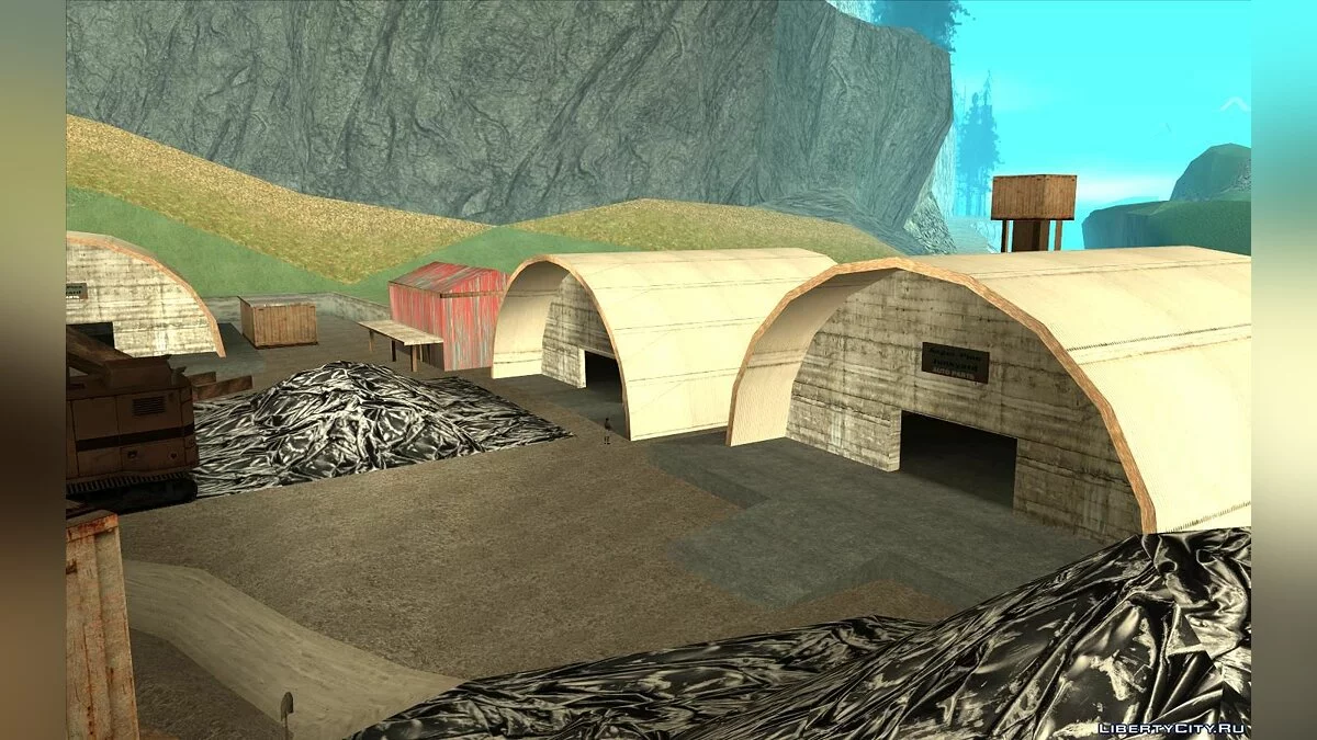 Updated Junkyard near Angel Pine / GTA San Andreas