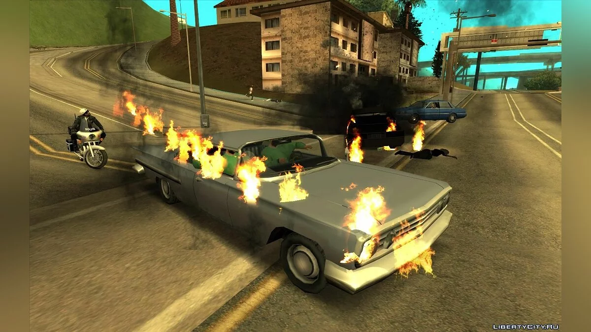 Покращені ефекти - Ефекти Безумства / GTA San Andreas