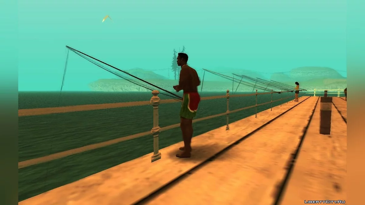 Пішоходи взаємодіють з об'єктами / GTA San Andreas