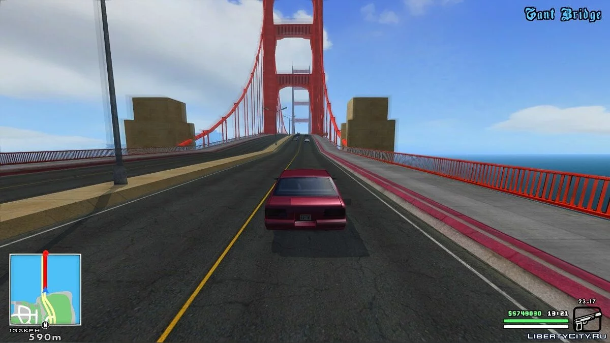 Benutzeroberfläche (HUD und Karte) im Stil von Watch Dogs 2 / GTA San Andreas