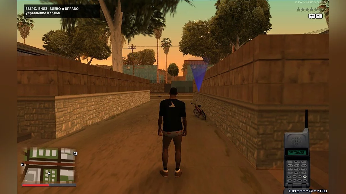 GTA 5 HUD від DK22Pac (стиль Сан Андреас) v0.925 / GTA San Andreas