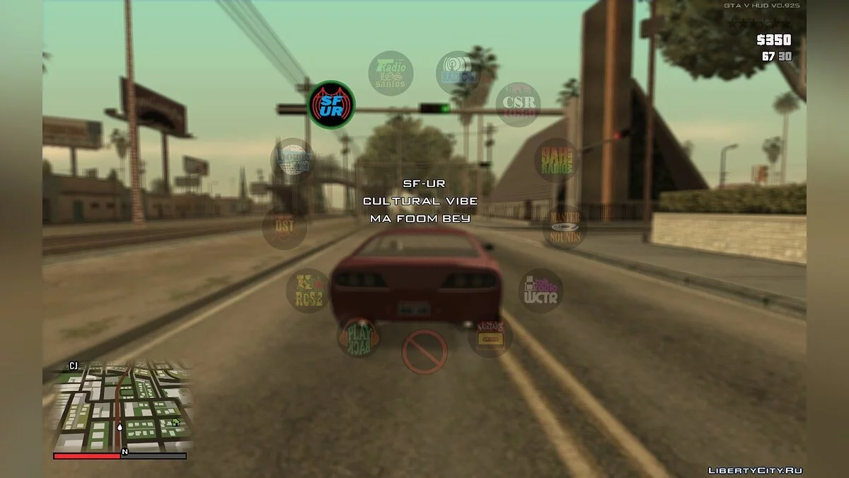 GTA 5 HUD від DK22Pac (стиль Сан Андреас) v0.925 / GTA San Andreas