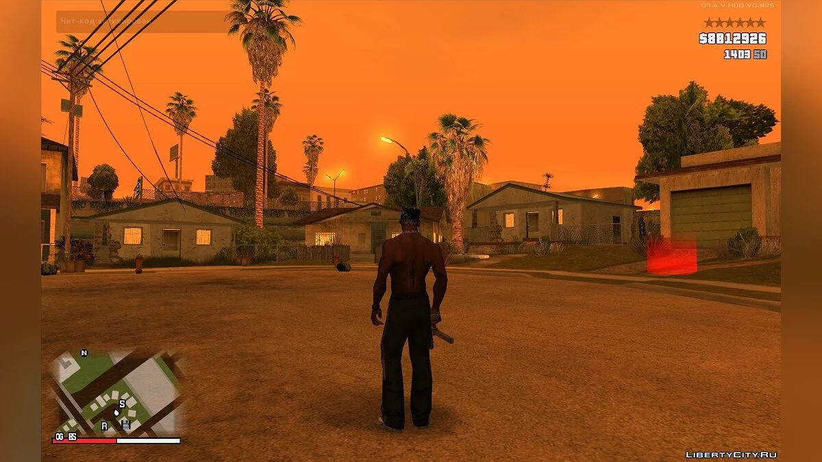 GTA 5 HUD від DK22Pac (стиль Сан Андреас) v0.925 / GTA San Andreas