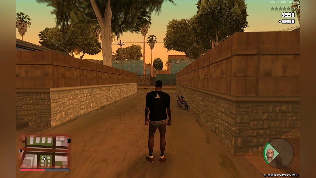 GTA 5 HUD від DK22Pac (стиль Сан Андреас) v0.925 / GTA San Andreas