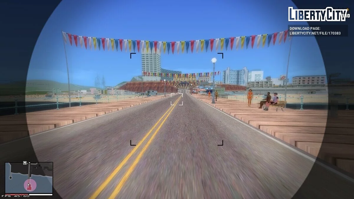 GTA 5 HD Radio Icons + Transparent Crosshair 1.1 / GTA San Andreas