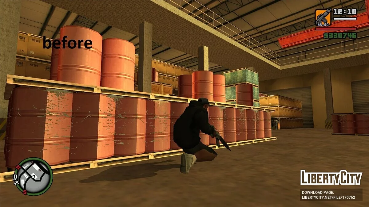Fixing barrels / GTA San Andreas