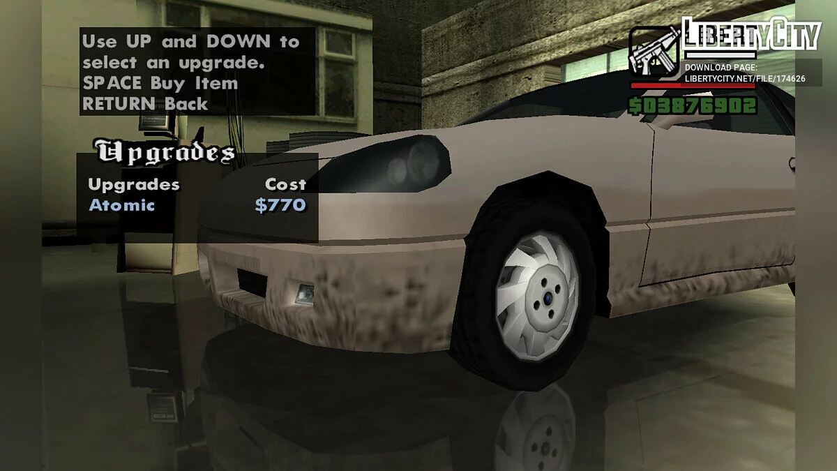 Wheels from other parts of GTA and Manhunt / GTA San Andreas