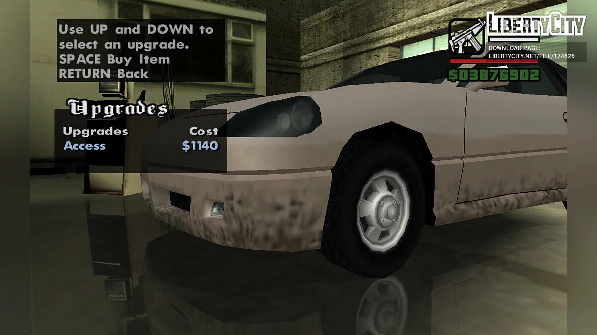 Wheels from other parts of GTA and Manhunt / GTA San Andreas