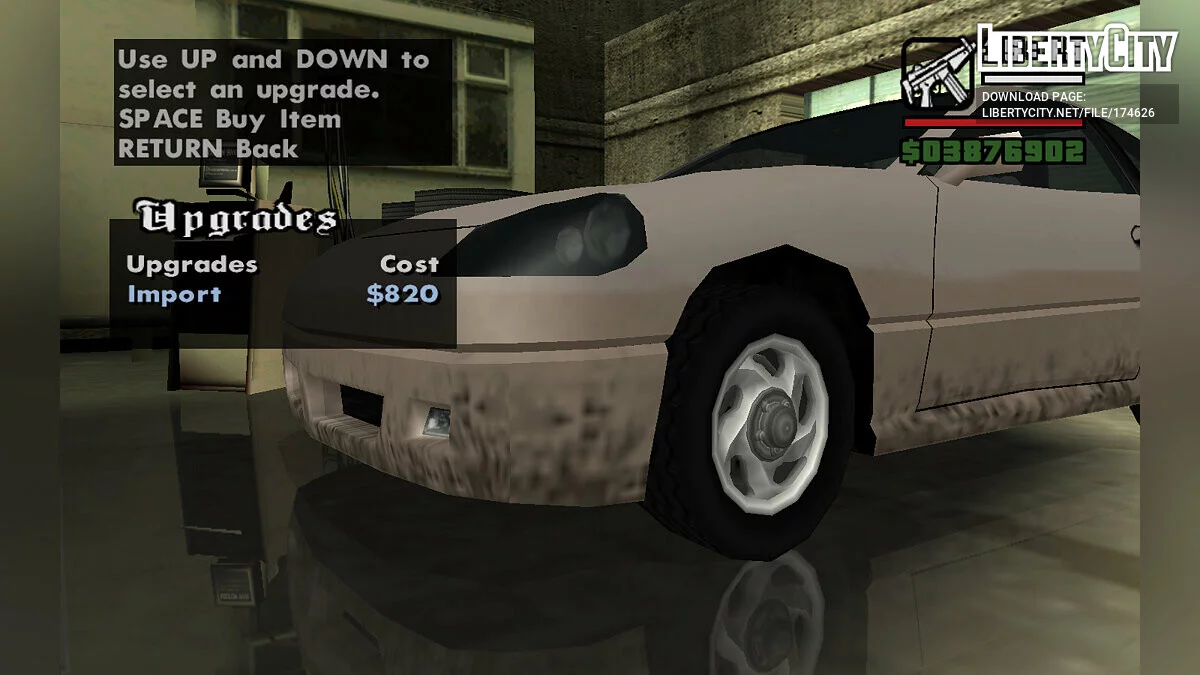 Wheels from other parts of GTA and Manhunt / GTA San Andreas