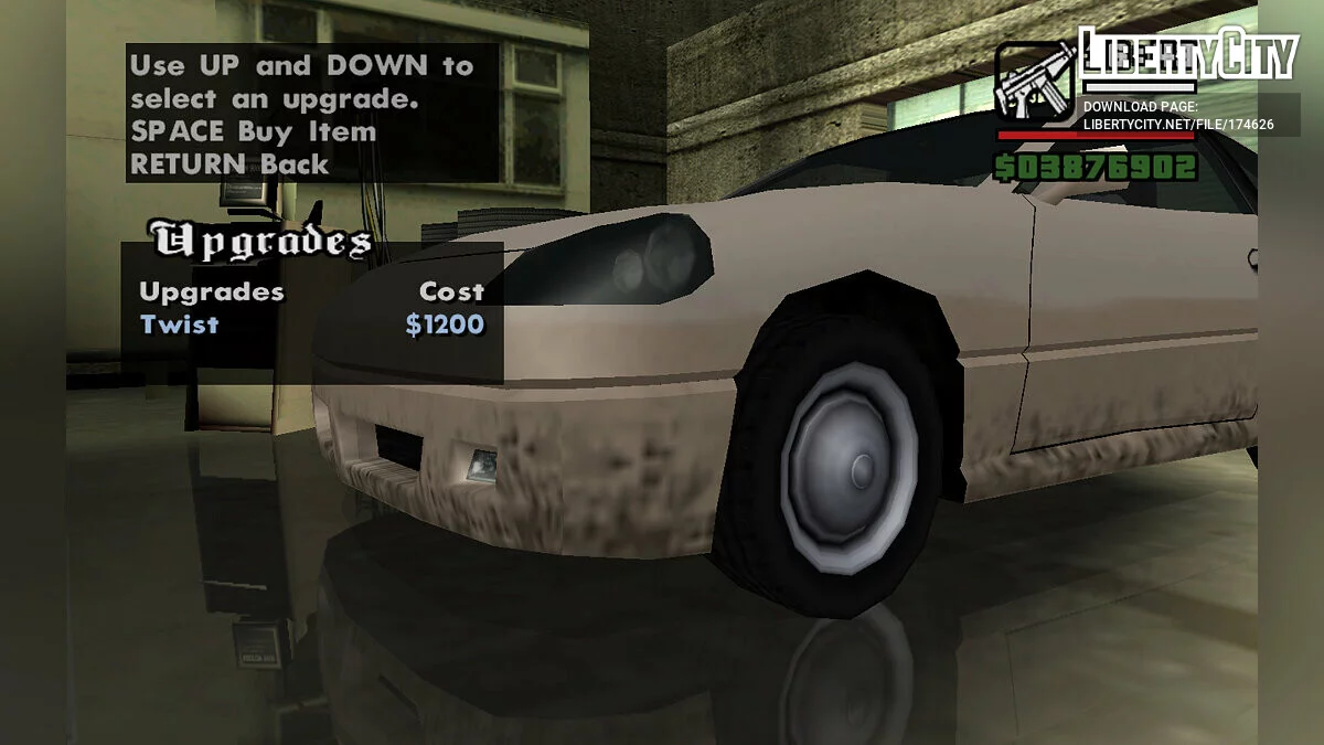 Wheels from other parts of GTA and Manhunt / GTA San Andreas