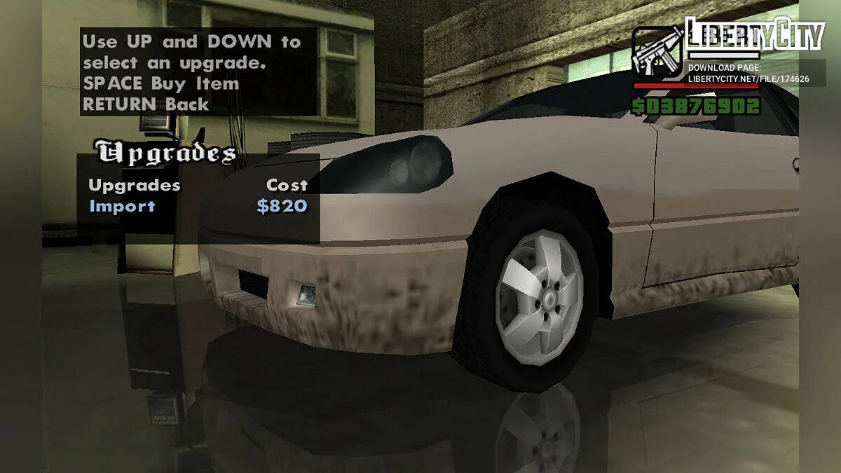 Wheels from other parts of GTA and Manhunt / GTA San Andreas