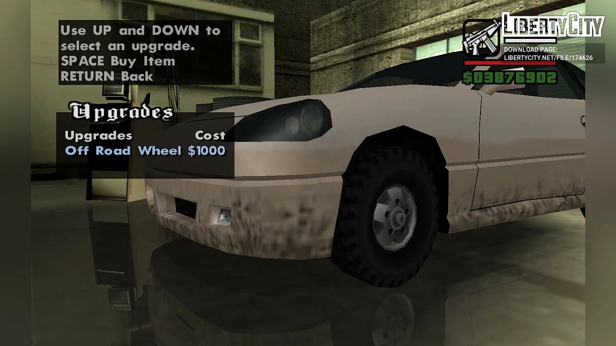 Wheels from other parts of GTA and Manhunt / GTA San Andreas
