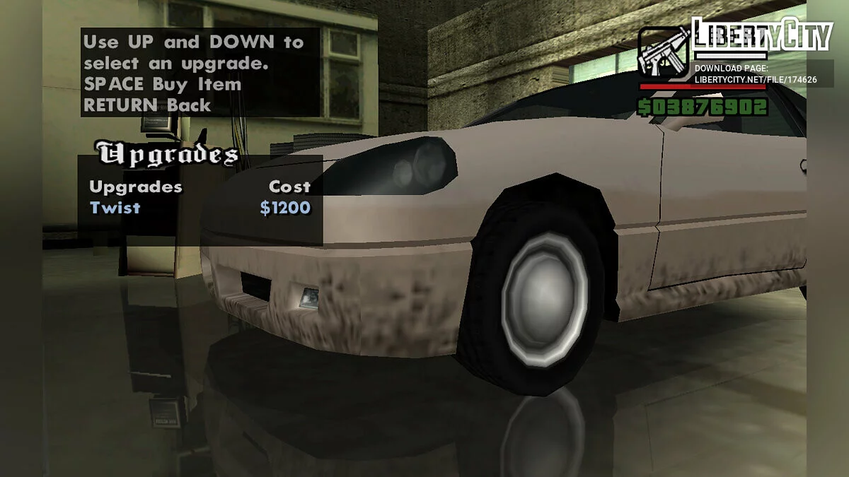 Wheels from other parts of GTA and Manhunt / GTA San Andreas