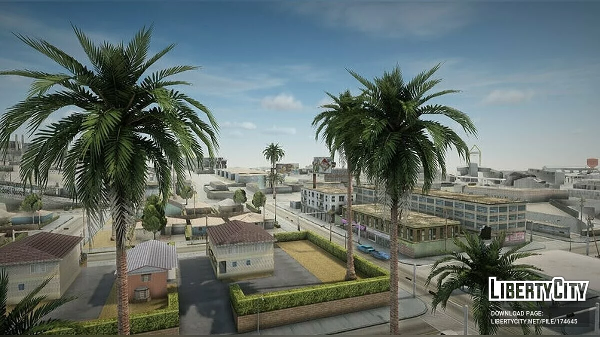 Пальмы из Definitive Edition / GTA San Andreas