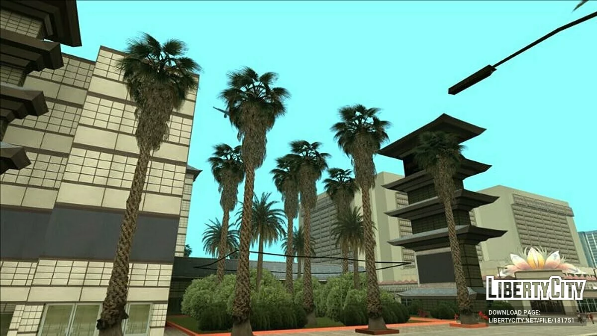 GTA 5棕榈树(霓虹灯) / GTA San Andreas