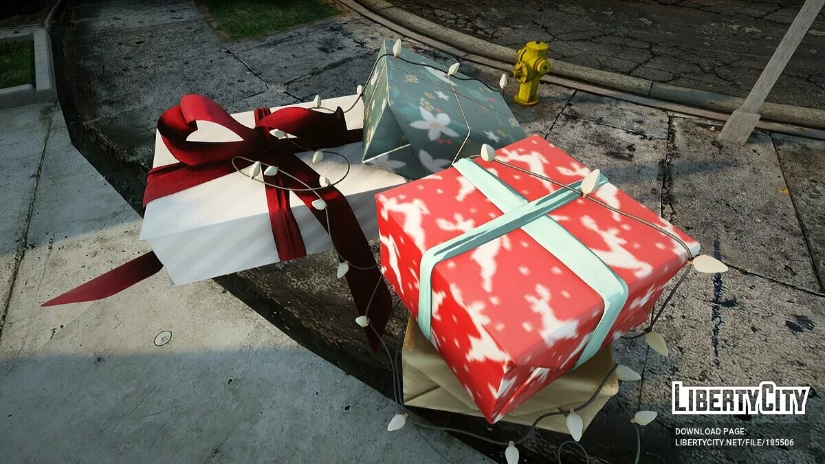 Arbre de Noël et cadeaux / GTA San Andreas