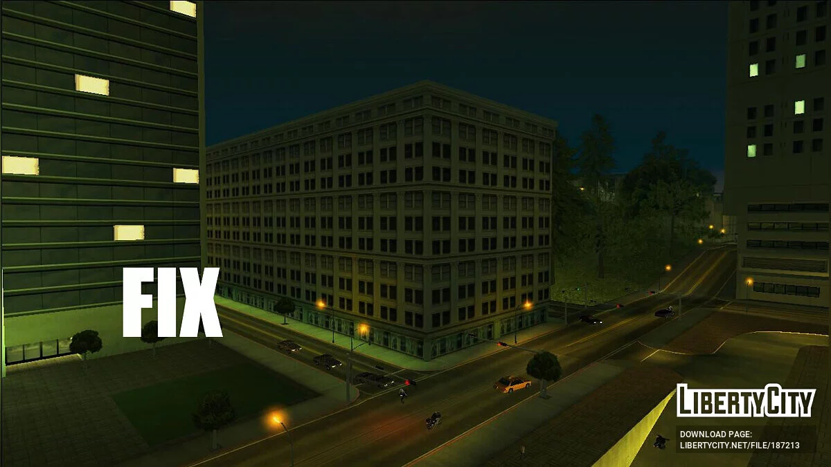 Fixed lighting on the building in San Fierro / GTA San Andreas