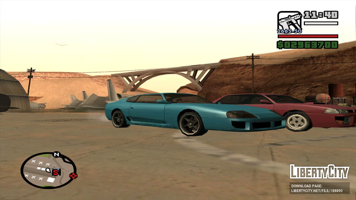 Sammlung von Standardrädern + Transportverbesserungen / GTA San Andreas