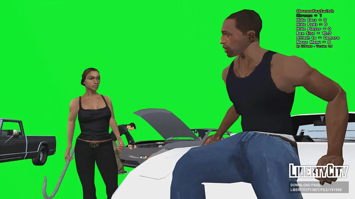 Cambiar a croma verde / GTA San Andreas