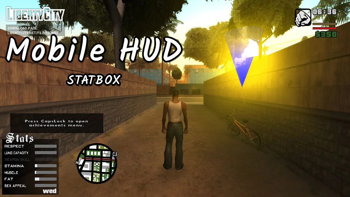 Perfect HUD - HUD aprimorado com muitas opções e adaptações (Atualização 2) / GTA San Andreas
