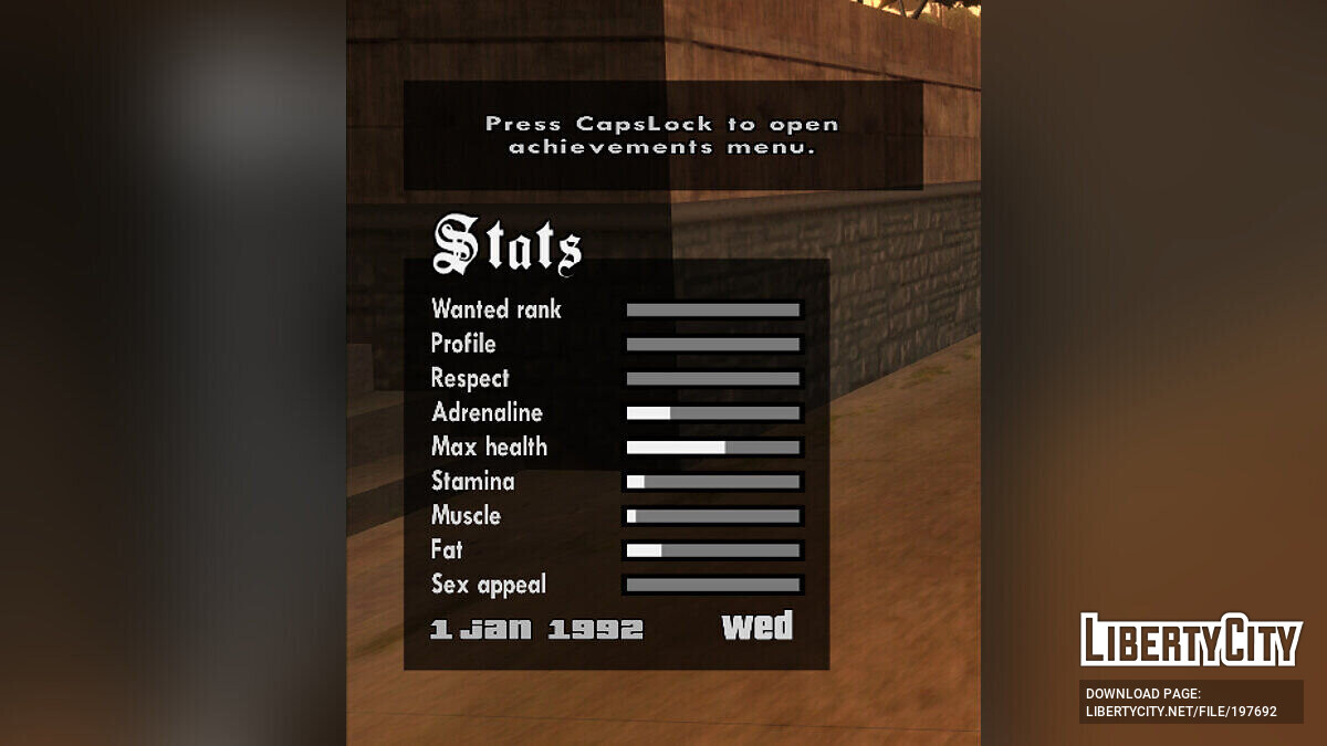 Menu de Stats v1.8 - MixMods