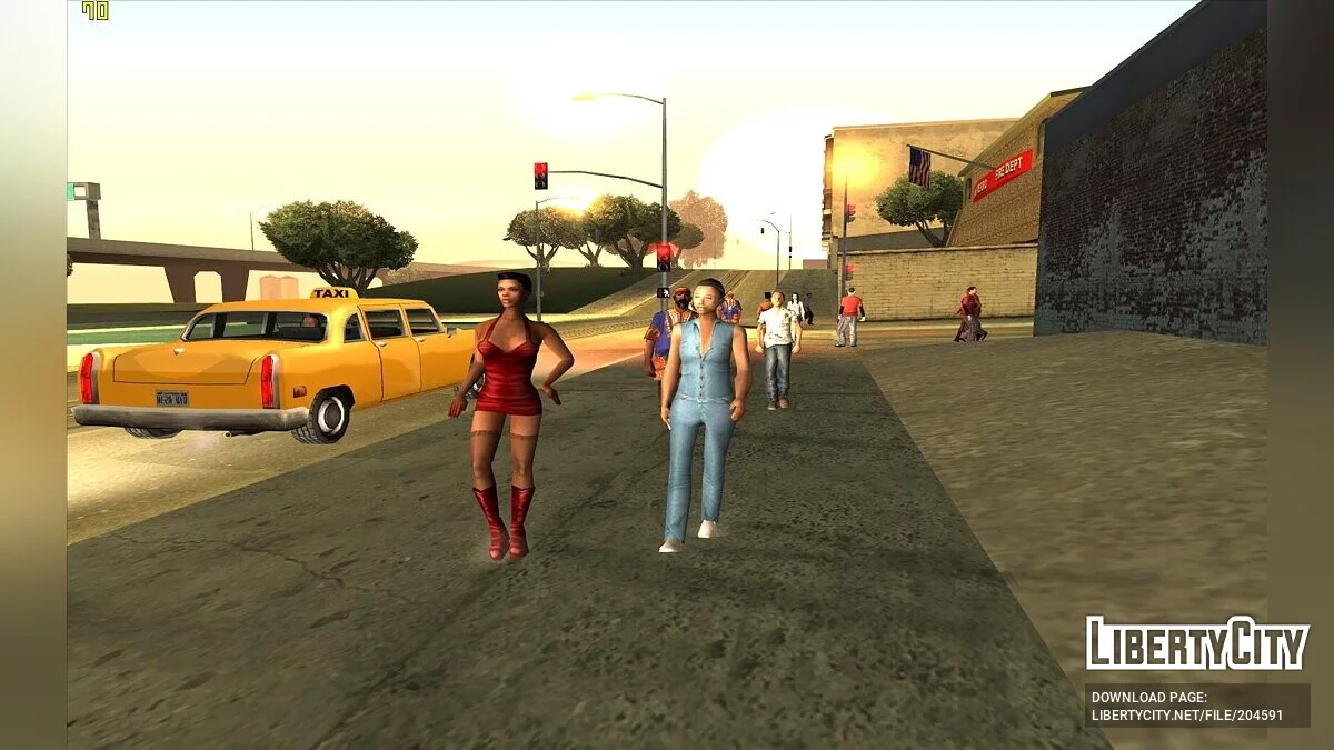 Натовпи людей в San Andreas / GTA San Andreas