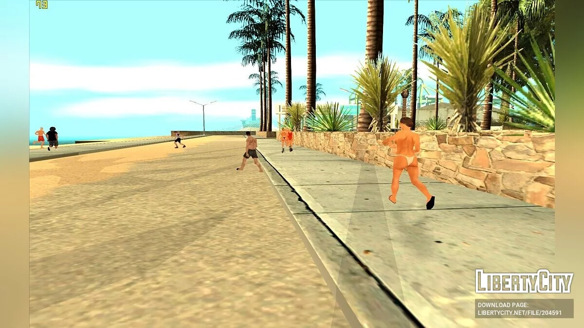 Натовпи людей в San Andreas / GTA San Andreas