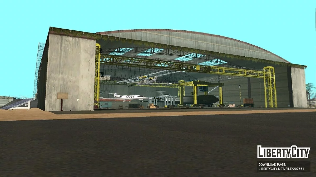 Авіа ремонт в аеропорту Las Venturas / GTA San Andreas