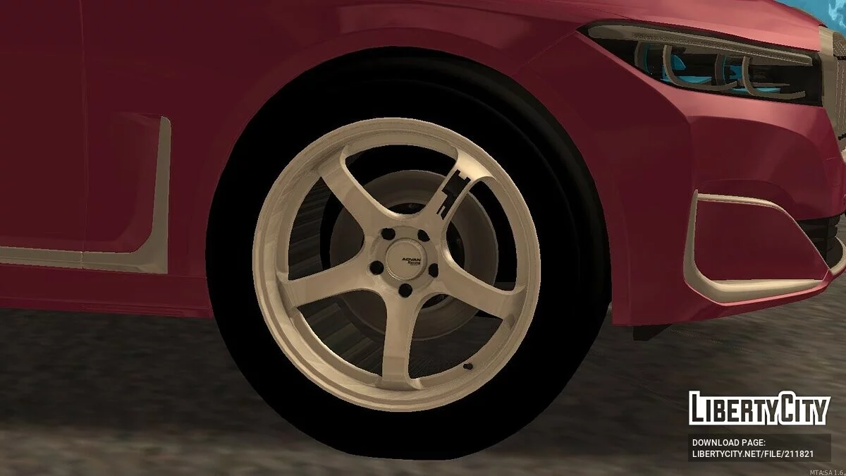 Zestaw felg ADVAN i 5Zigen / GTA San Andreas