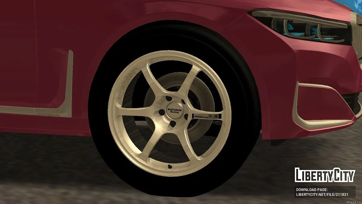 Zestaw felg ADVAN i 5Zigen / GTA San Andreas