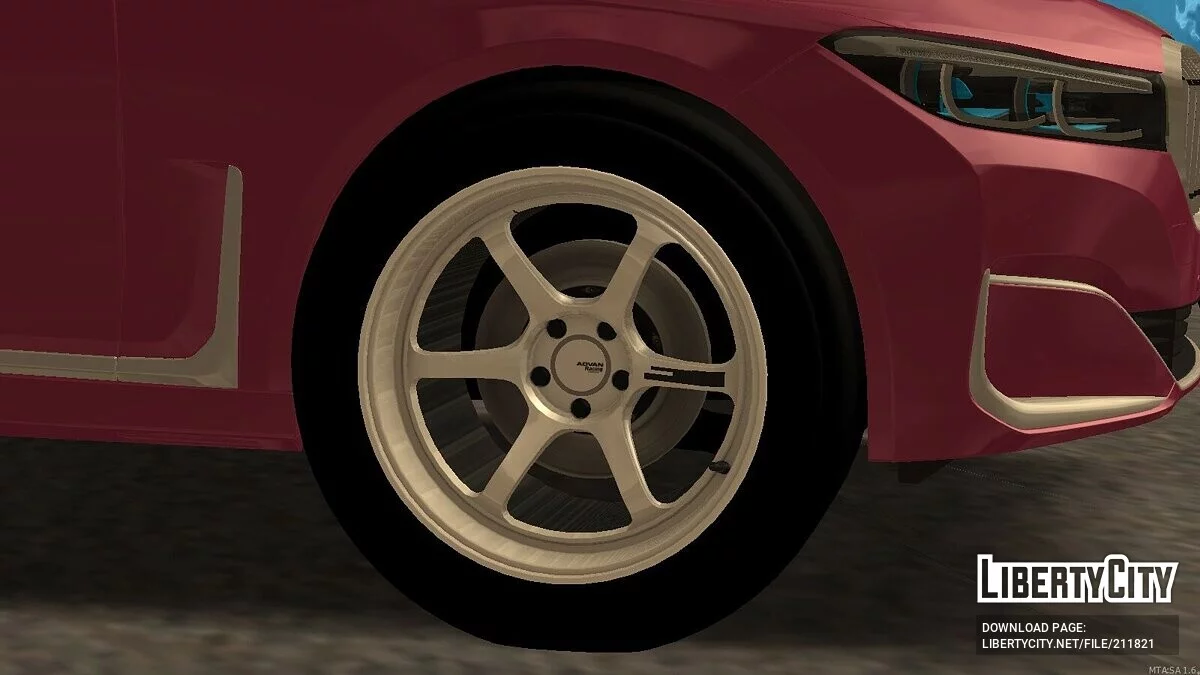 Zestaw felg ADVAN i 5Zigen / GTA San Andreas