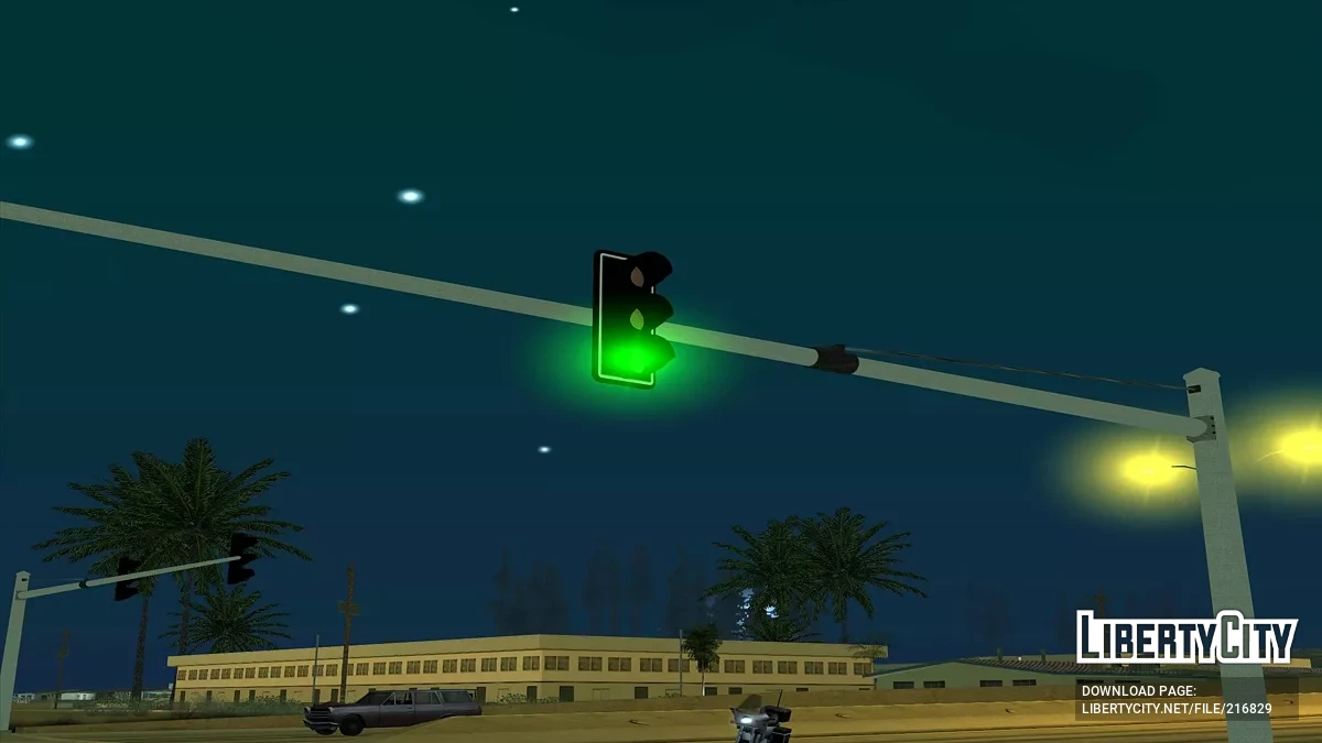 Покращене освітлення на вулицях / GTA San Andreas
