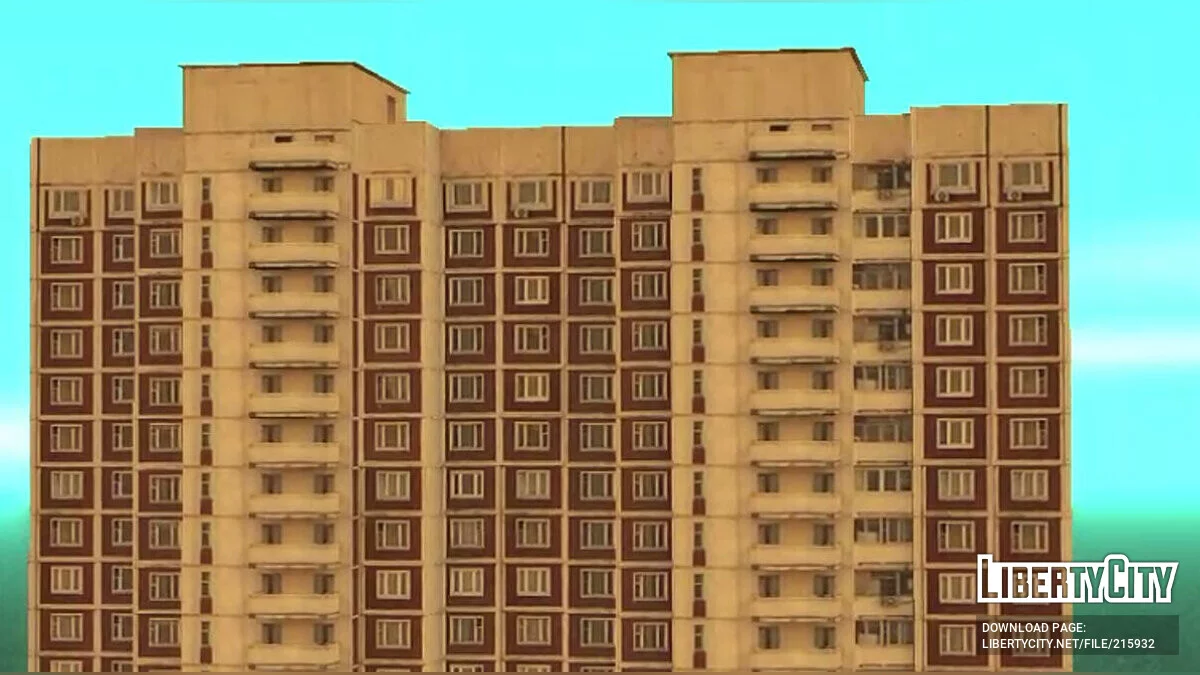 Багатоповерхівка серії КОПЕ-85 (1985 р.) / GTA San Andreas