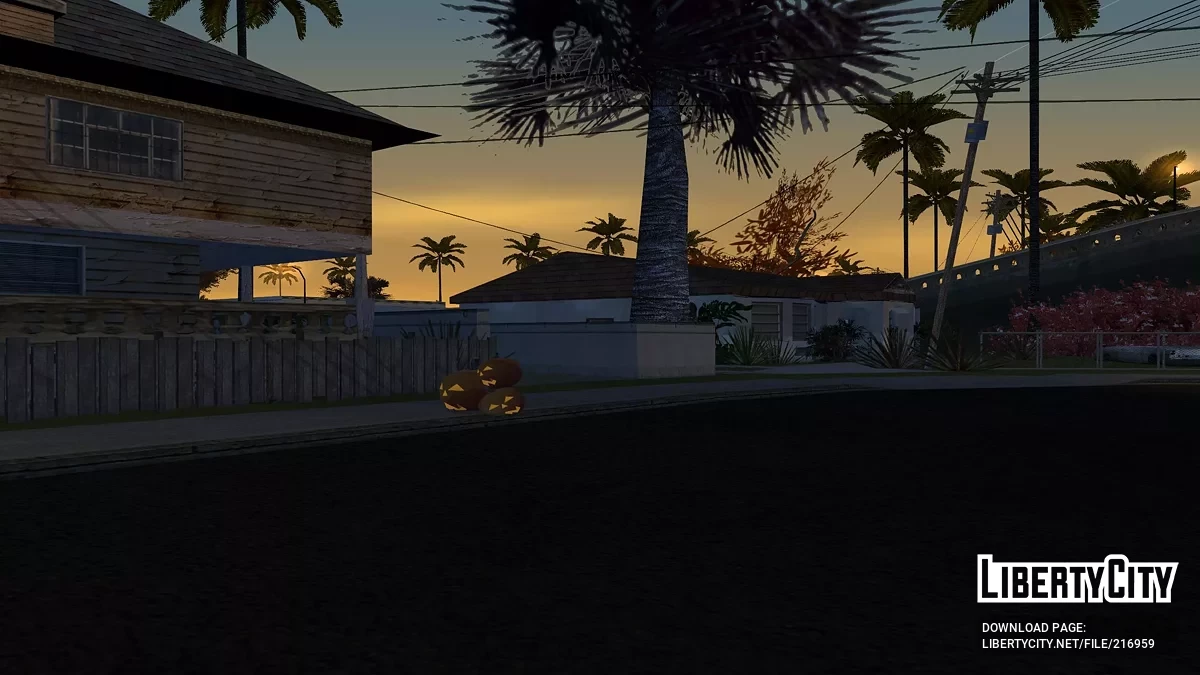 Mod de Outono - Halloween (Dia de Todos os Santos) / GTA San Andreas