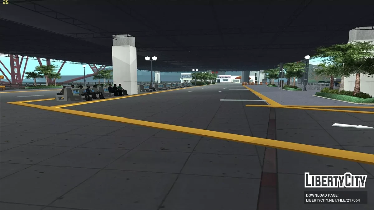 Novo terminal de ônibus em San Fierro / GTA San Andreas