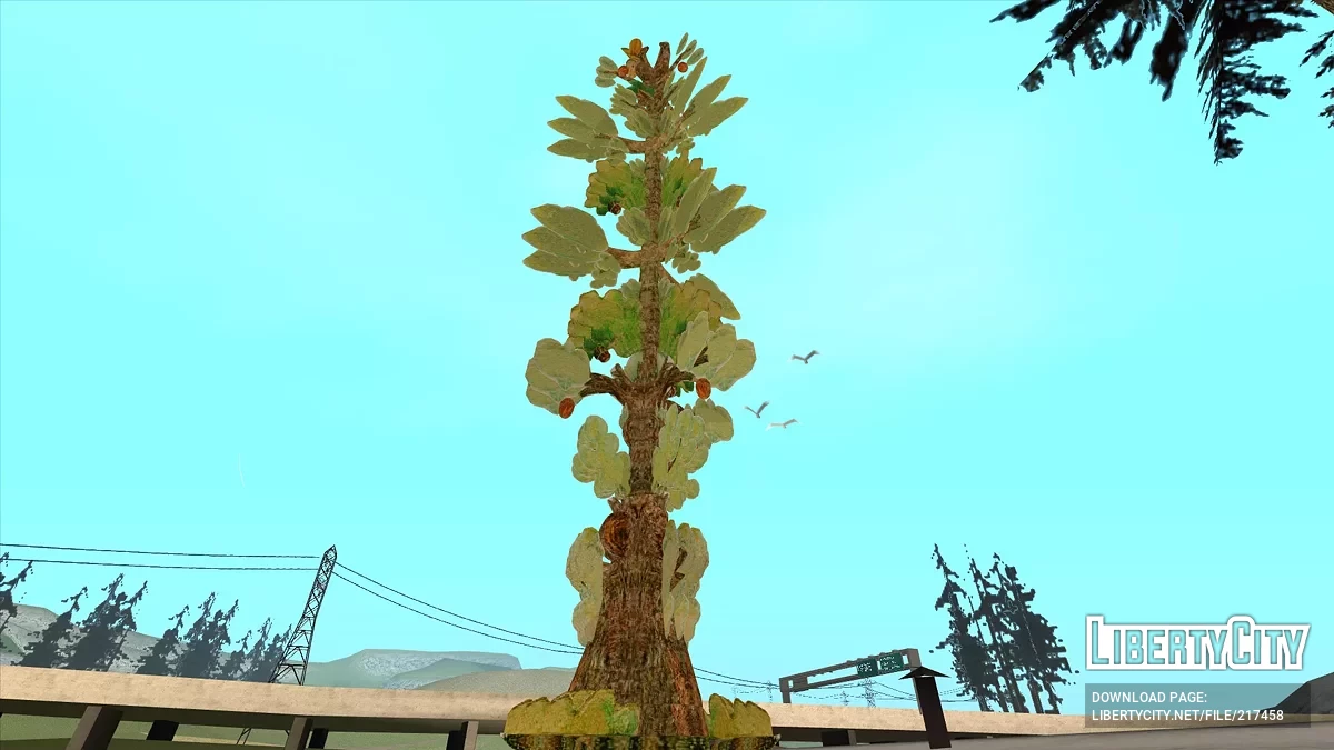 Високий-превисокий дуб з Вінні-Пуха / GTA San Andreas