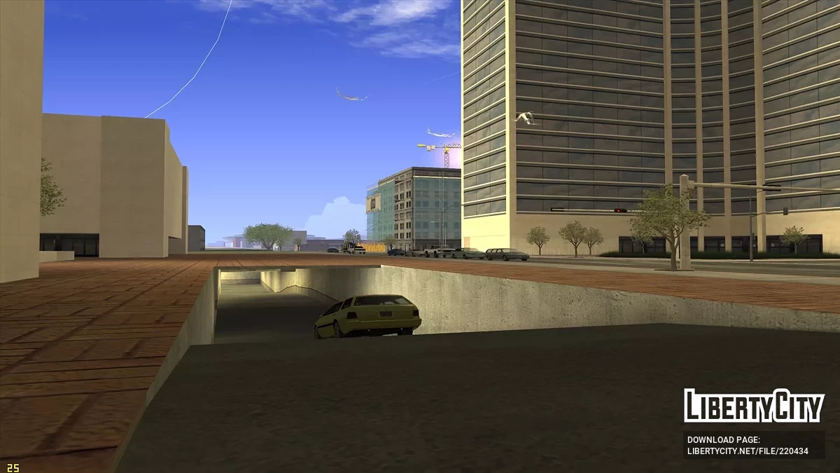 Відкриті парковки та гаражі в San Fierro / GTA San Andreas