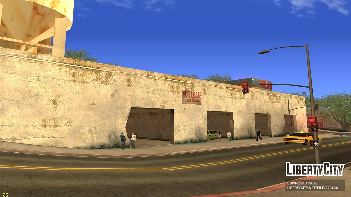 Відкриті парковки та гаражі в San Fierro / GTA San Andreas