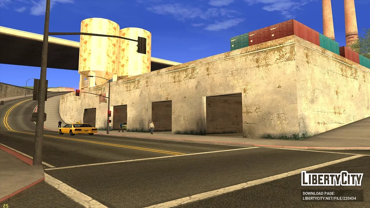 Відкриті парковки та гаражі в San Fierro / GTA San Andreas