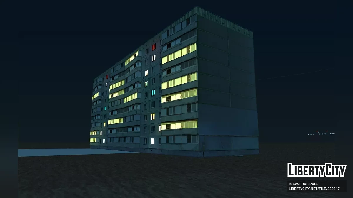 Edifício de nove andares de Rostov-on-Don / GTA San Andreas