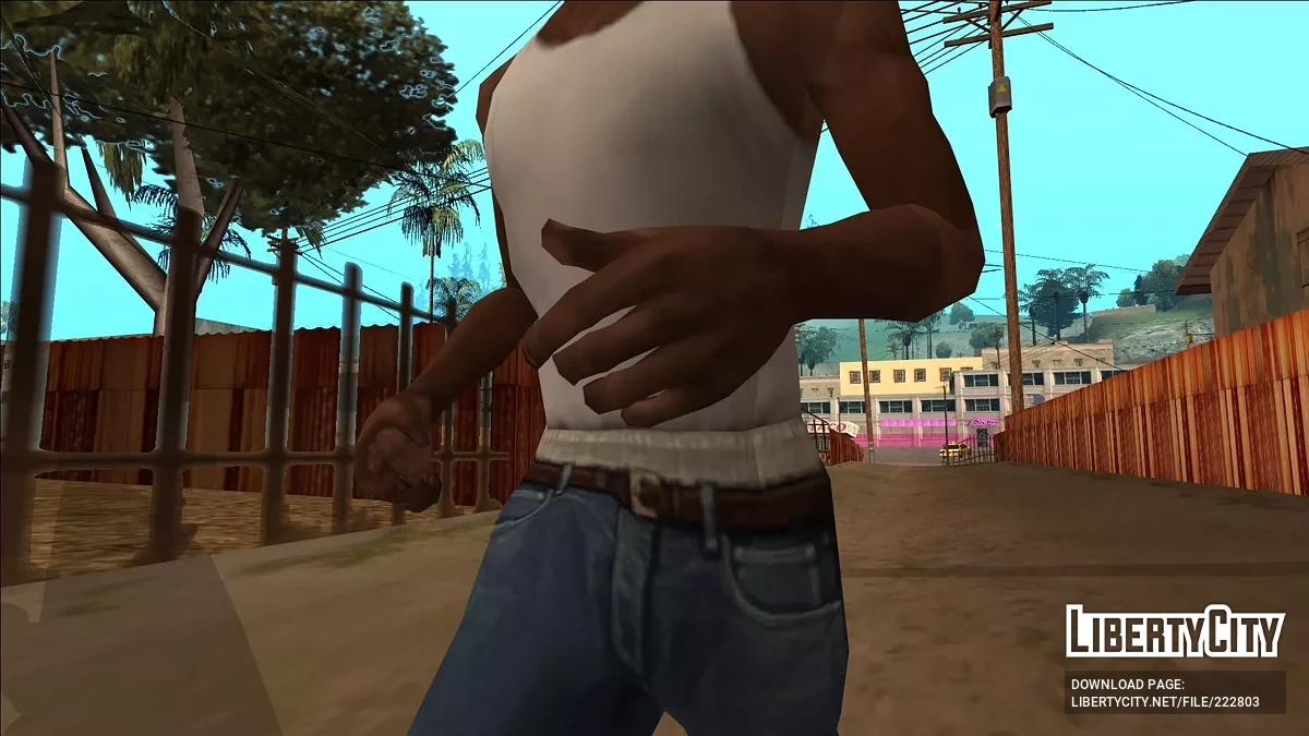 Моделі рук з XBOX-видання GTA 3 / GTA San Andreas