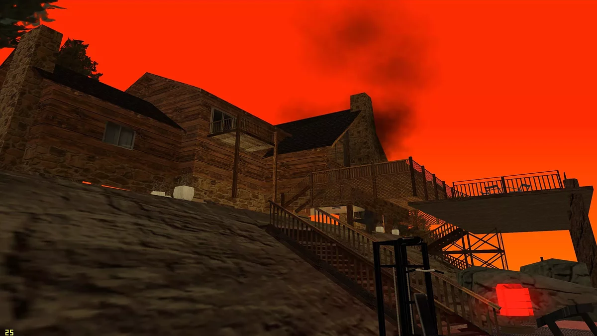 Pondok di tepi gunung / GTA San Andreas