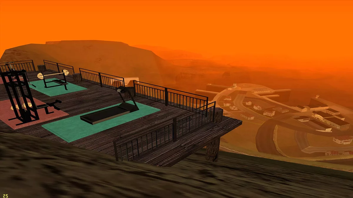 Pondok di tepi gunung / GTA San Andreas