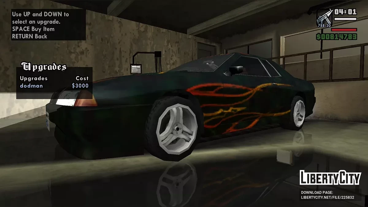 New added wheels in the modding garages (No replacement) / GTA San Andreas