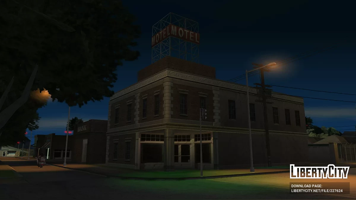 HD Мотель і Банк у Fort Carson / GTA San Andreas