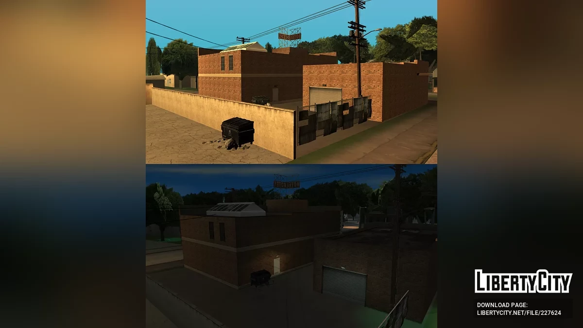 HD Мотель і Банк у Fort Carson / GTA San Andreas