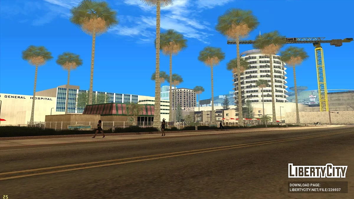 Letnie kawiarnie w centrum Los Santos / GTA San Andreas