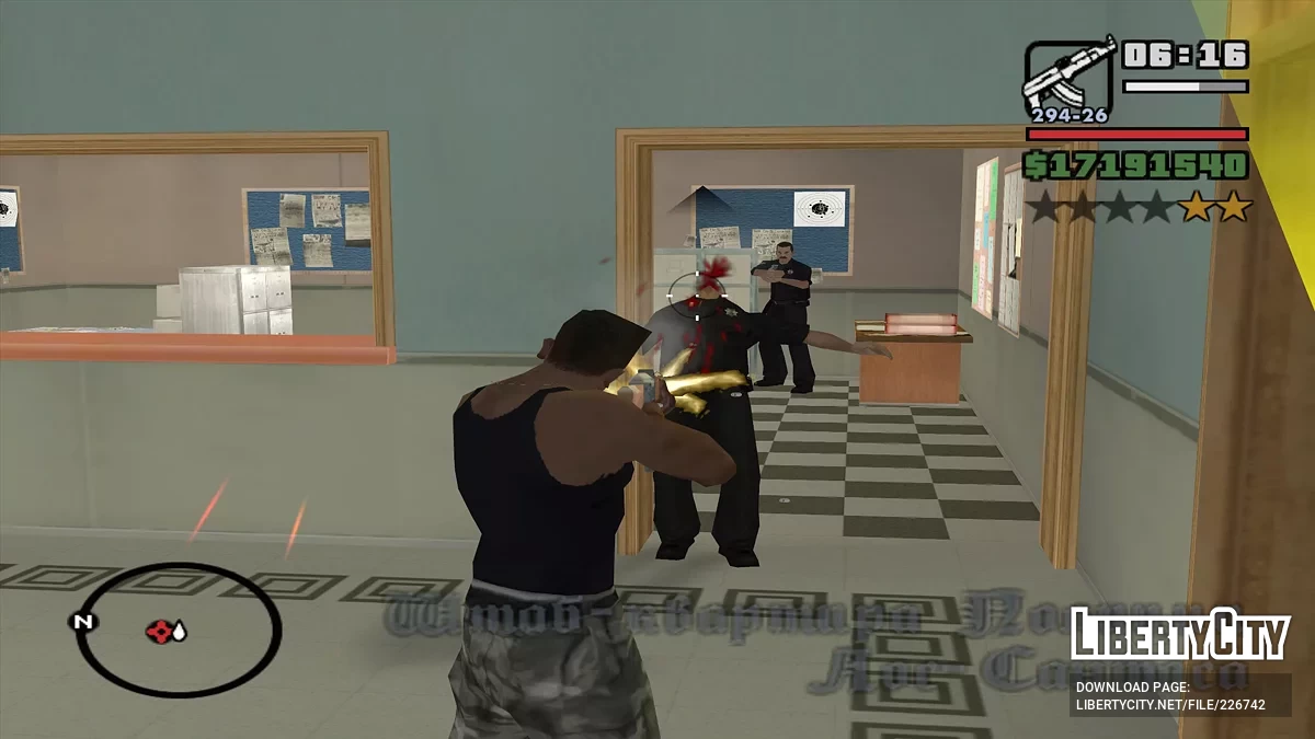 Відкритий департамент поліції в Сан Фіерро / GTA San Andreas