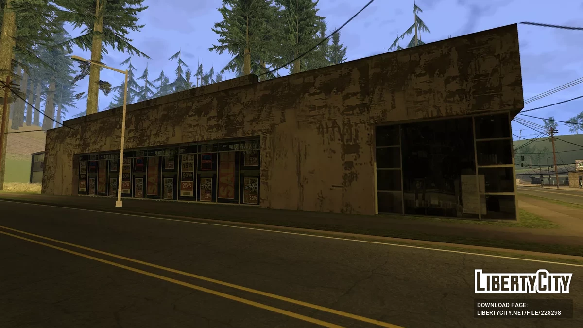 Bâtiment du shérif d'Angel-Pain en HD (+2dfx) / GTA San Andreas