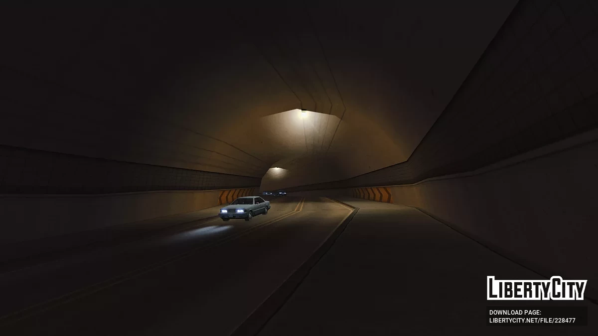 Tunnel HD de Los Santos — District de Flint (2dfx) / GTA San Andreas